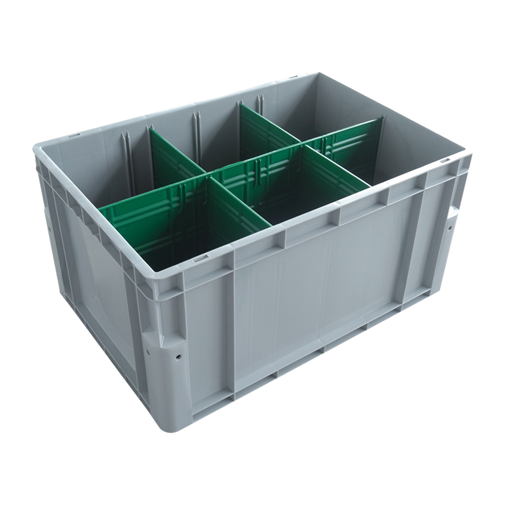 ZJLK654433W Vertical Warehouse Box Inclined Insertion Box Plastic Turnover Box